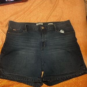 Nine West Dark Blue Jean Shorts